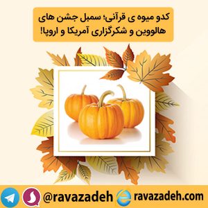 کدو میوه ی قرآنی؛ سمبل جشن های هالووین و شکرگزاری آمریکا و اروپا!