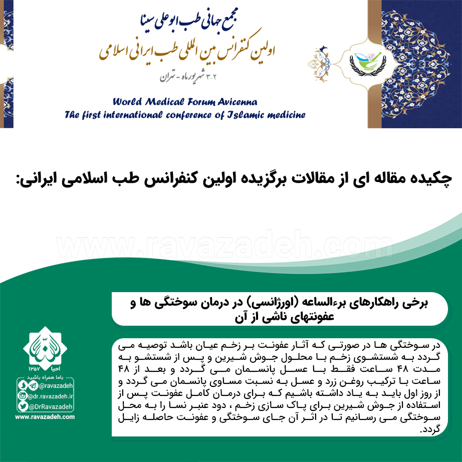 مقالات کنفرانس بین المللی طب ایرانی اسلامی